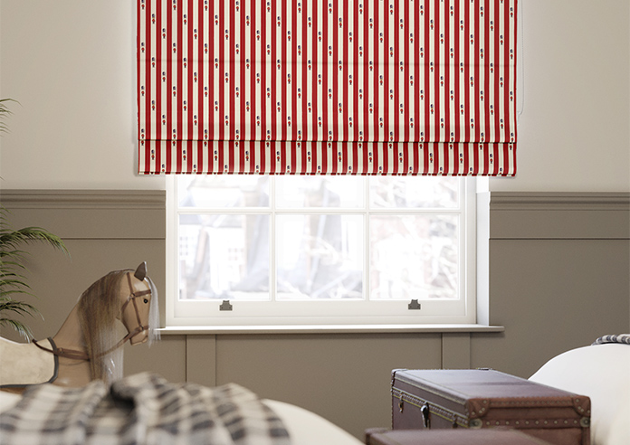 Kings Breakfast, Stripe Kingsmen - Roman Blind - Image 5